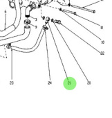 Nanni Diesel 970300797 - D8 M14 Banjo Connection for Oil, Fuel, and Cooling Lines