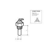 VDO 323-801-001-009N - Coolant Temperature Sender 120°C - 1/4-18 NPTF