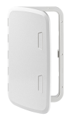 Allpa Plastic Hatch, 525x275mm, 180°, White