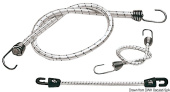 Osculati 63.502.10 - Shock Cord+ Stainless Steel Hook 30 cm x 6 mm bag size (20 pcs.)