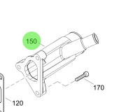 Steyr 2177574-3 - Inlet Pipe DM40 for Steyr M160068 Engines