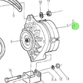 Nanni Diesel 970307533 - Alternator Voltage Regulator for HE and TDI Engines