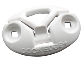 Dockedge Dockcleat Flipup 8,9cm White