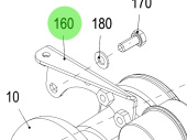 Steyr 2203827-2 - Bracket for Raw Water Pipe on Steyr Engines