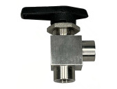 Parker 1417120196 1/4" FPT Angle Ball Valve Stainless Steel AED