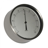 Delite 605700 - Hygrometer Clausen Stainless Steel / Satin Dial 100 mm
