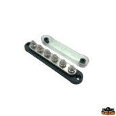 Trem L0606202 - Busbar 6xM6 150A Black