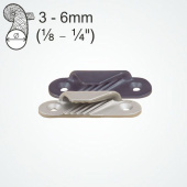 Clamcleat CL258 Racing Fine Line Starboard Cleats for 3–6 mm Rope