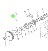 Nanni Diesel 970307939 - Fuel Injection Pump Camshaft Coupling for 5.280HE Engines
