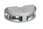 Lopolight 200-024G2 - Navigation Light 2NM 180° White, Silver, Vertical Mount, 0.7m