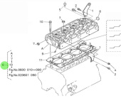 Nanni Diesel 970313538 - Cylinder Head Assembly for N4.115 Engines
