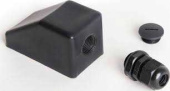 Victron Energy AQ002 - Single Black Roof Gland For Solar Panel