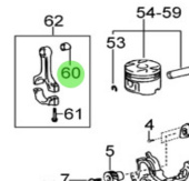 Nanni Diesel 970314128 - Connecting Rod Small End Bushing for T4 Series Engines