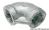 Osculati AISI 316 Stainless Steel 90° Female/Female Elbow, 3/8" to 2"