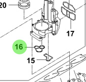 Bukh 26313-3A000 - Oil Filter Case Seal for S270J Engines