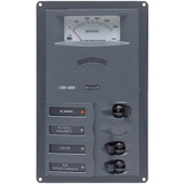 BEP Marine 900-ACM2-AM - AC Circuit Breaker Panel With Analog Meters, 2SP 1DP AC230V