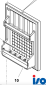 Isotherm SGC00450AA - Complete Inox Door for CR85 Clean Touch Fridge