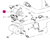 Northern Lights 22-40007 - Stop Solenoid 24 Volt