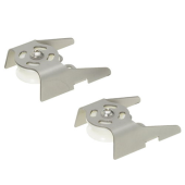 Barton 30112 - Traveller Control Line Sheave Cage Pair Size 3 – 35mm Sheaves, Ball Bearing, Max Rope 8mm