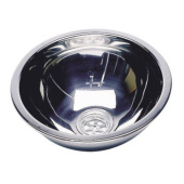 Plastimo 18373 - Round stainless steel sink ø300x180