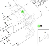 Bukh 00130-BS150 - Main PTO Bracket for S270J Engines