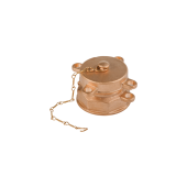 Brass Pipe Cap 2" Pipe Connection Internal Thread X 2.1/2" Cap Internal Thread
