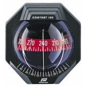 Plastimo 19317 - Contest 130 Black, Red Card, Inclined Bulkhead Compass, Zone C