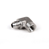 Sea Recovery 1317011769 90° -6 Flare x 1/4" FPT Stainless Steel Elbow, 37° Flare