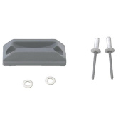 Lewmar 360924990 - LP+MP Catch Block for Low Medium Profile Hatch Grey