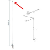 Scout KM-4 - Antenna Windex Ready White 1.0m