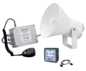 Allpa Watertight (IP67) Loudspeaker/Electronic Whistle 12v With Stainless Steel Bracket, Approved