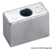 Osculati 43.640.05 - Small Anode For 9.9/15/18 HP