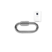 Belship 721904V - Stainless Steel AISI 316 Polished Quick Link With Lock 4mm Blister