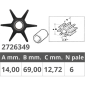 Finnord Evinrude 2T Impeller 9.5-10HP