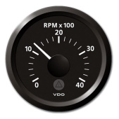 VDO ViewLine Tachometer without Engine Hour Counter