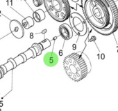 Nanni Diesel 970314934 - Camshaft Jet for N4 Series Engines