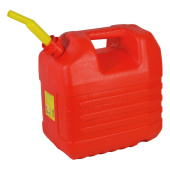 Plastic Red Jerry Can + Pouring Spout 20 L