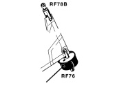 Ronstan RF78A Fork & Fork Swivel 6.4mm (1/4") Pins