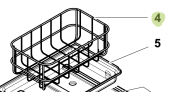 Isotherm SGC00329AA – Metal Basket for Small Drawer DR49 Refrigerator