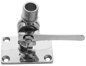 Hollex Antenna Base 92mm Polished Stainless Steel 316