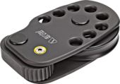 Antal 851.125/R - Aluminum Single Deck Block With Spiralstopper, Ø125mm, Sheave For Ø10-18mm Line, SWL 3500kg, Right