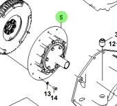 Bukh 00106-5S106 - Stern Drive Coupler for S270J Engines