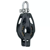 Harken 3216 - 57mm Black Magic 1-Sheave Block With Swivel, Becket