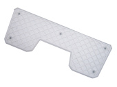 Eval 03157-1 - Transom Protection Plate, White, L270xW100xD5mm