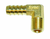 Sytec Brass 90° Hose Tail 1/8" NPT Male
