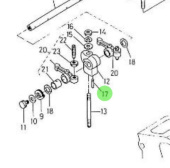 Nanni Diesel 970141010 - Rocker Arm Adjusting Screw for HE Series Engines