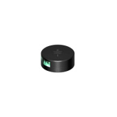 Lopolight 301-008-FB-B - Starboard Navigation Light 112.5° Green 2 NM Horizontal Mount Black Aluminum Flat Base