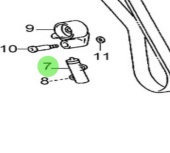 Nanni Diesel 970312162 - Camshaft Tensioner for T4 Series Engines