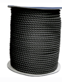 Lalizas 90854 - Cabo Mooring Rope Three Stranded Double Twisted Ø8 mm 200 m Black