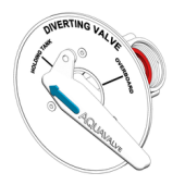 TruDesign Aquavalve 3-way Diverting Valve Through Bulkhead